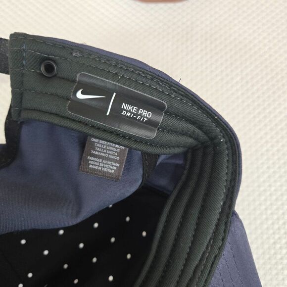 Nike Pro Golf Hat Dri-Fit Adjustable Strap Navy Blue Unisex One Size - Picture 5 of 6